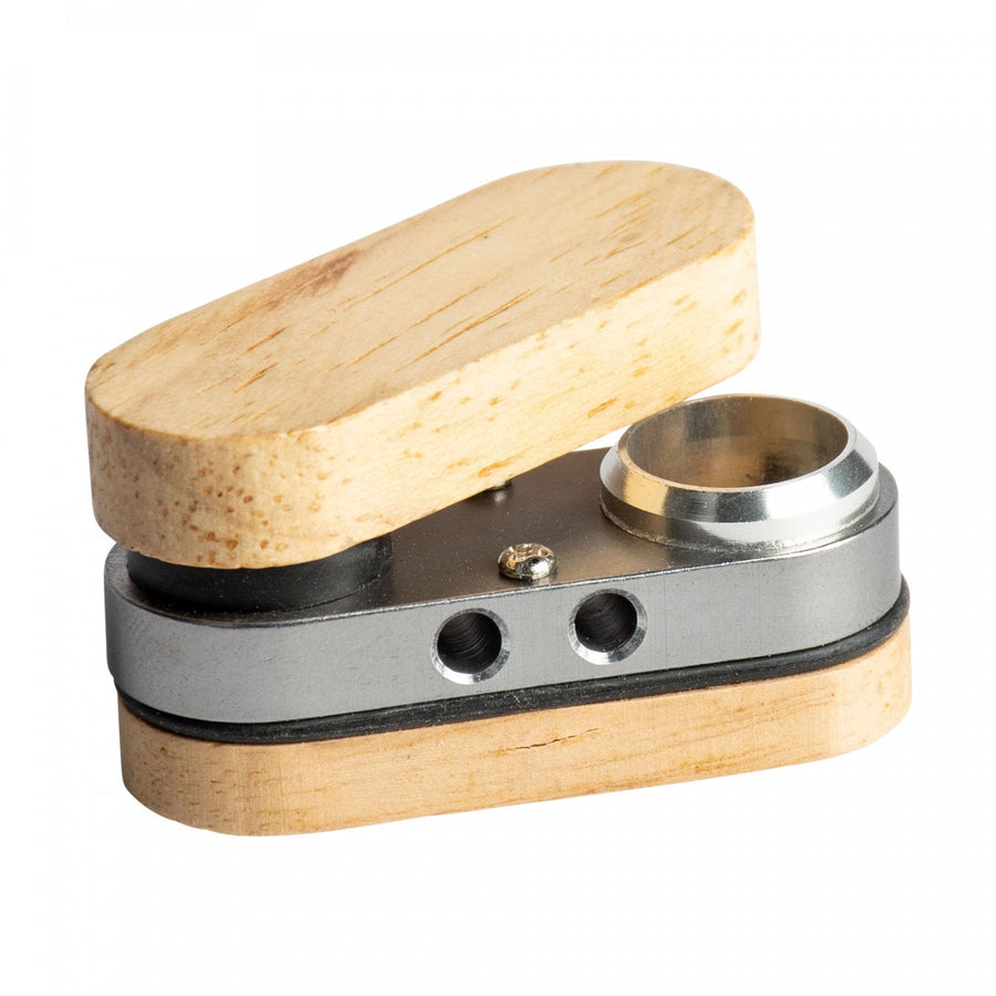 Wooden Monk Hand Pipe Silver Vape Superstore  Saskatchewan Canada