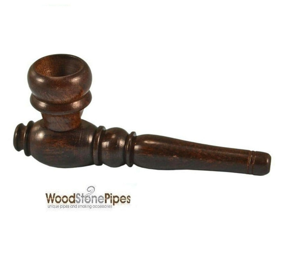 WoodStone Carved Wood Pipe 3" Vapexcape Vape and Bong Shop Regina Saskatchewan