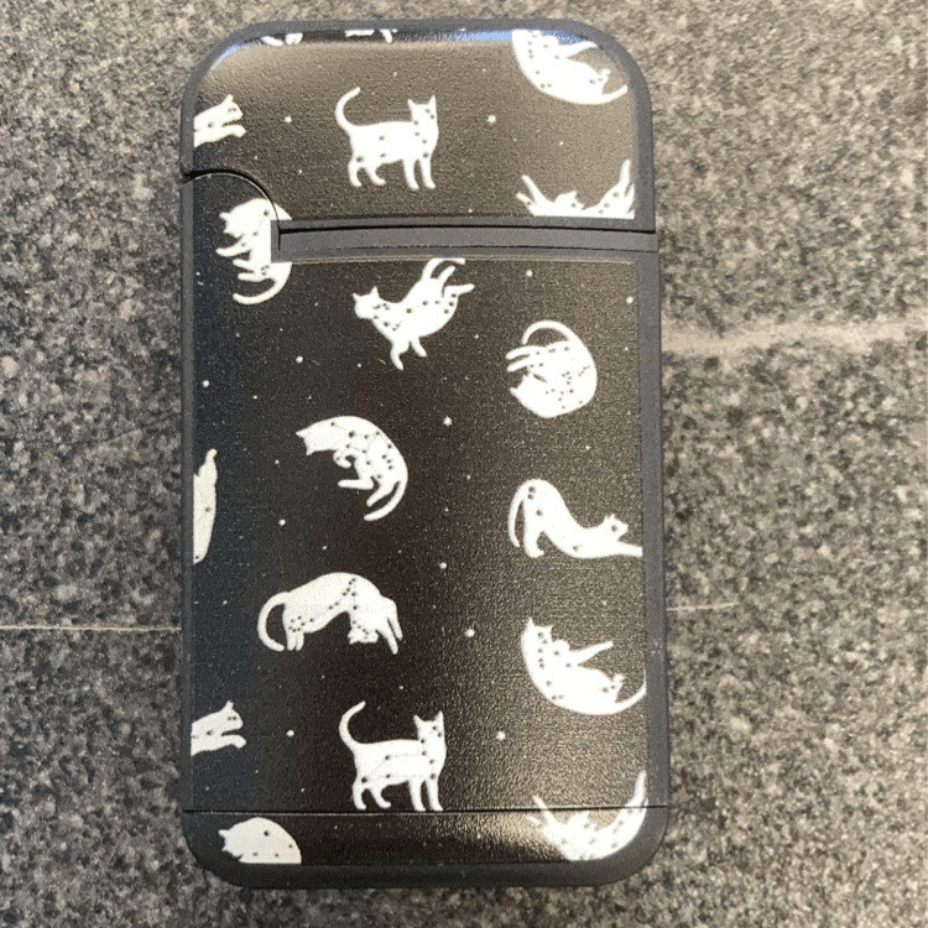 ZENGAZ Mega Jet Single Butane Flame Torch Black and White Cats Vape Superstore  Saskatchewan Canada