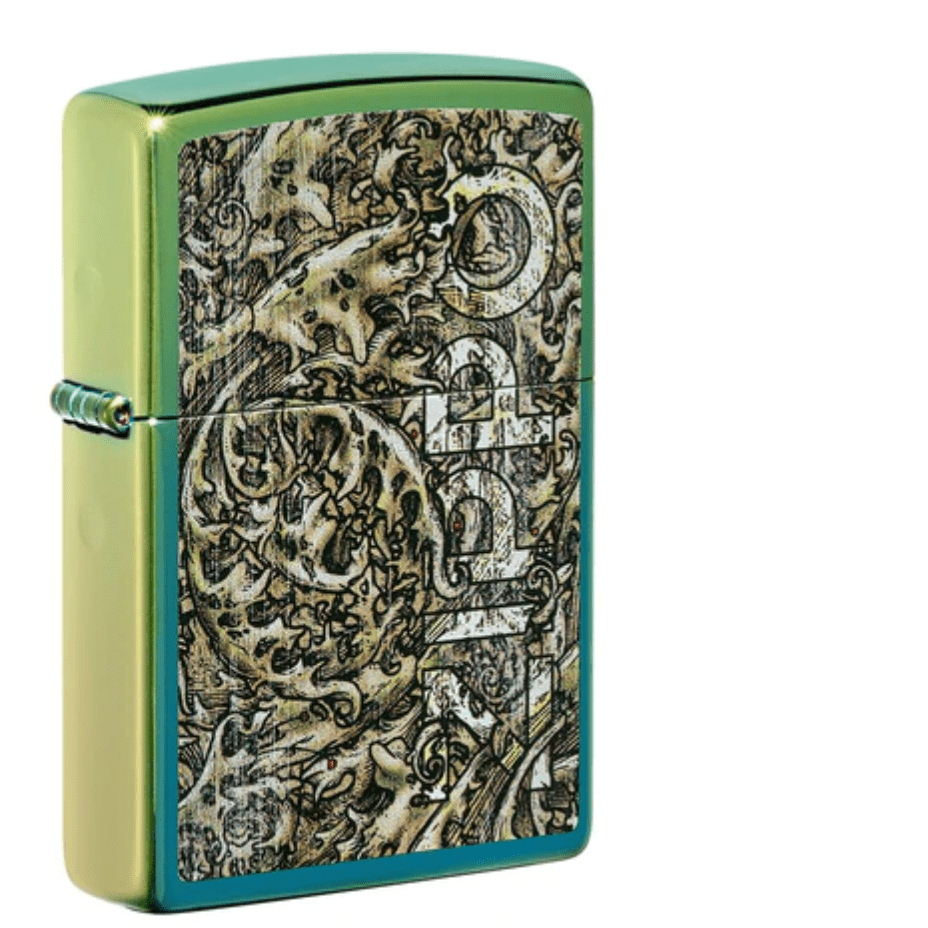 Zippo Lighter-High Polish Teal Windproof Vape Superstore  Saskatchewan Canada