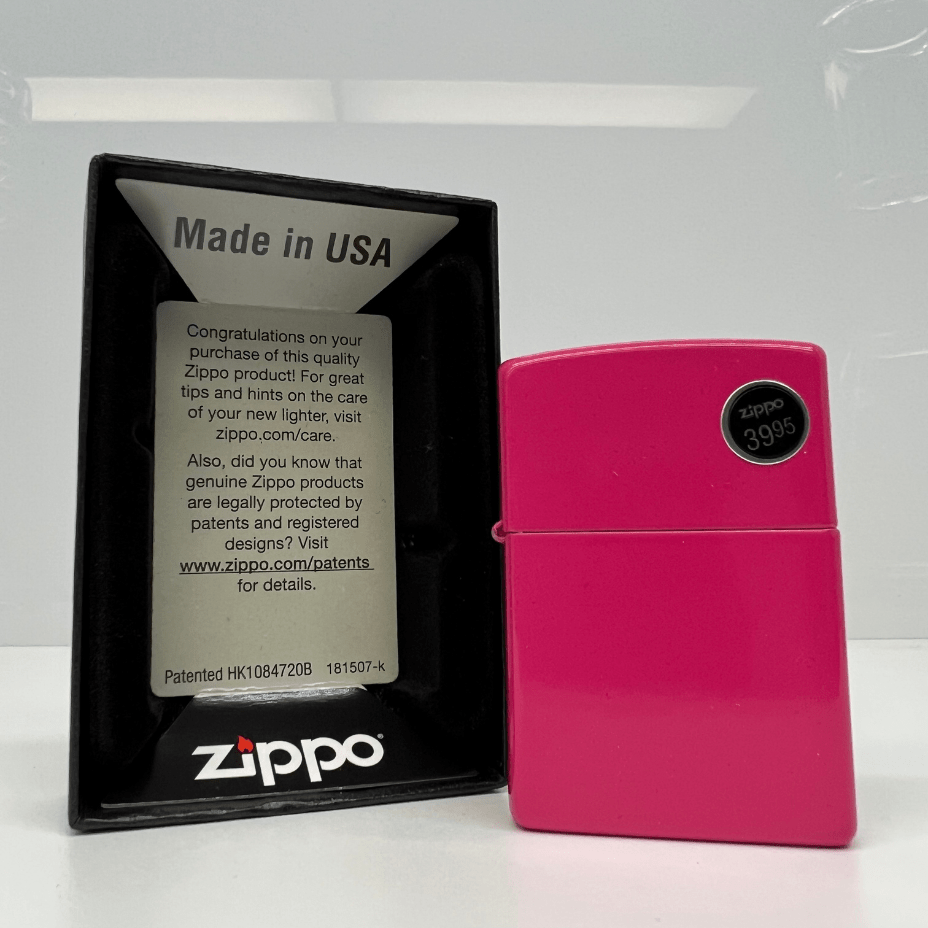 Zippo Lighter-Matte Pink Case Vape Superstore  Saskatchewan Canada
