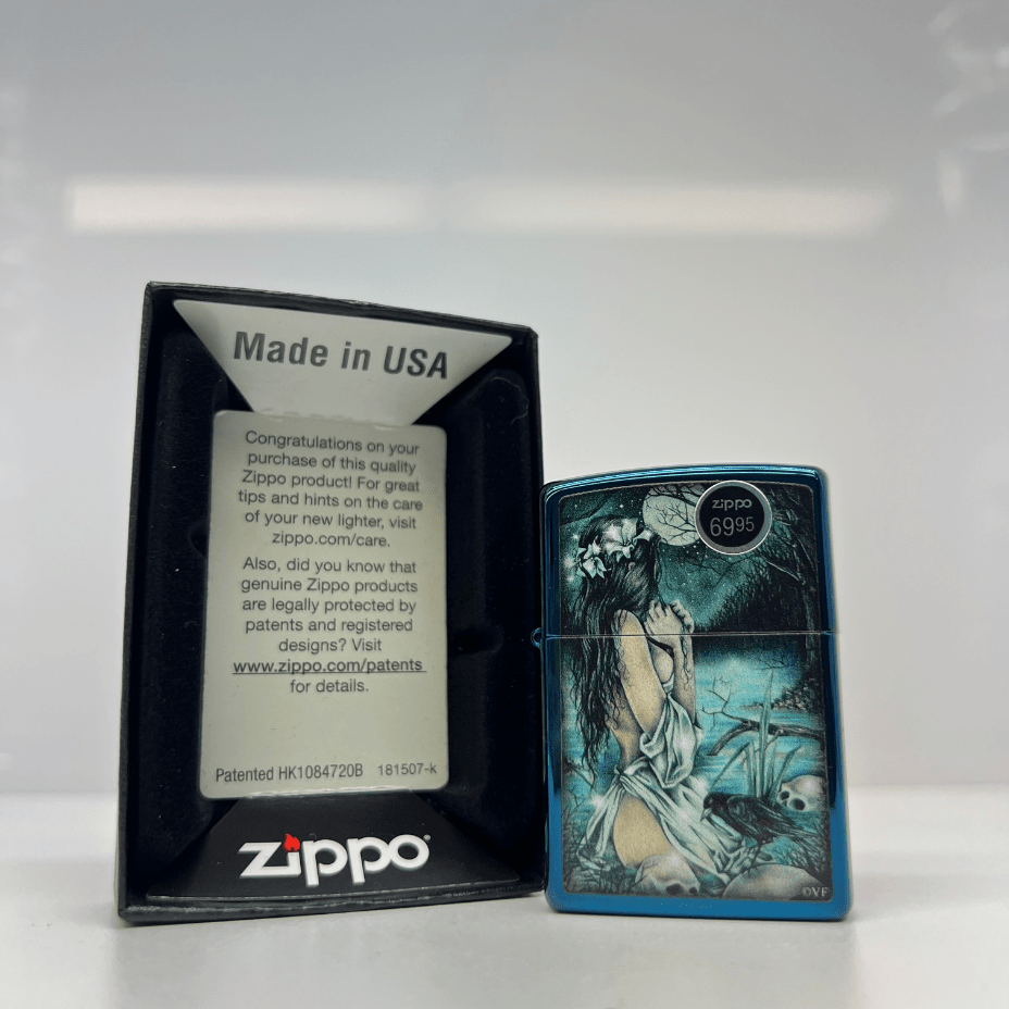 Zippo Lighter-Victoria Frances Case Vapexcape Vape and Bong Shop Regina Saskatchewan